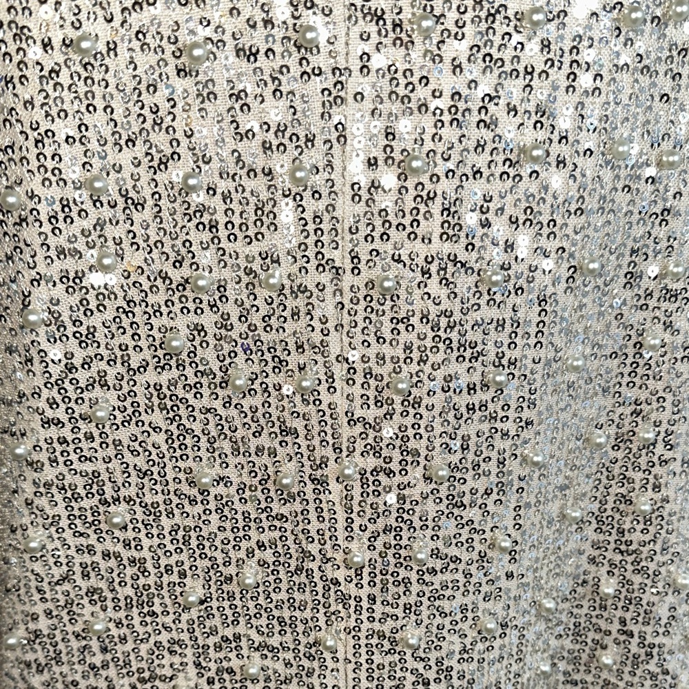 Shimmering Sequin & Pearl Blazer - Picture 7 of 10